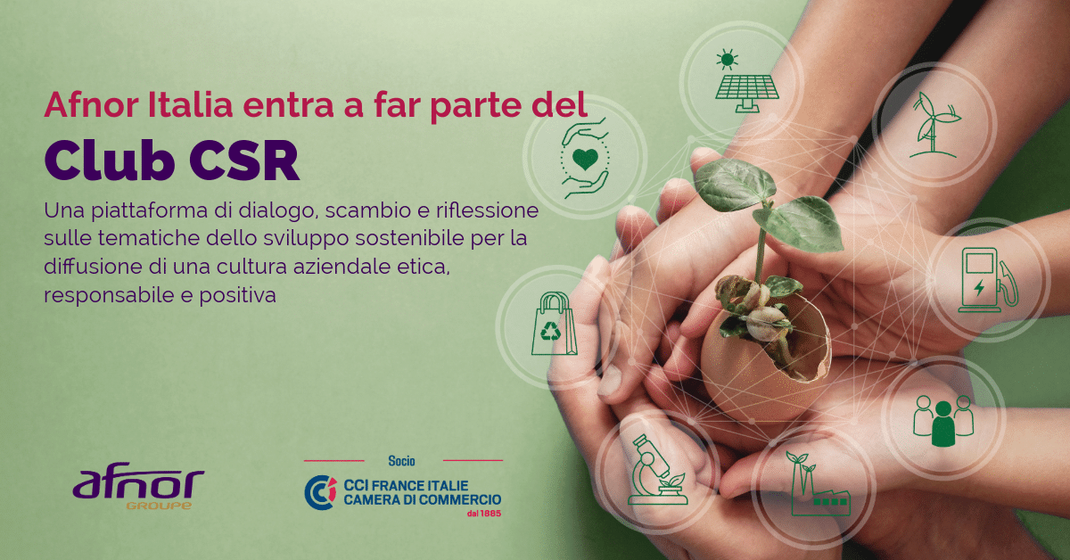 Afnor Italy 加入 CSR 俱樂部