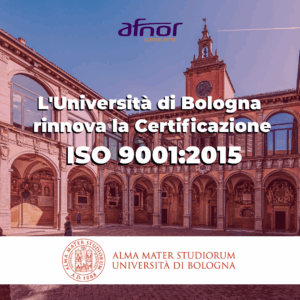L’Università di Bologna rinnova la propria certificazione ISO 9001