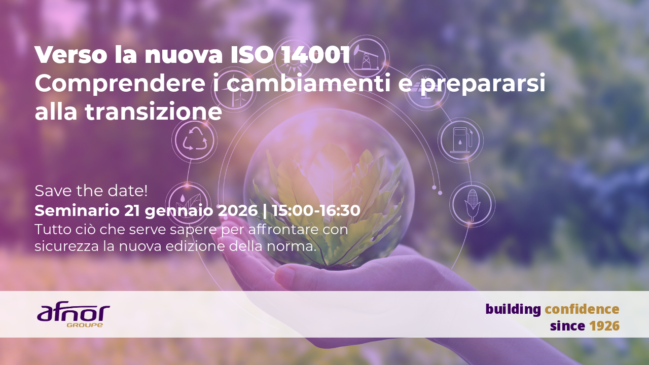 iso 14001 seminar italie