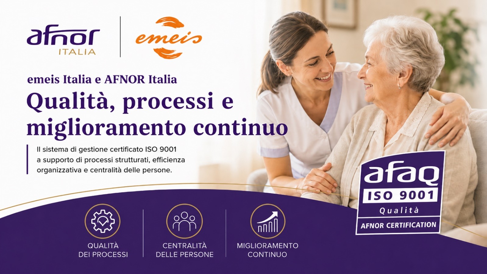 emeis Italia および AFNOR Italia